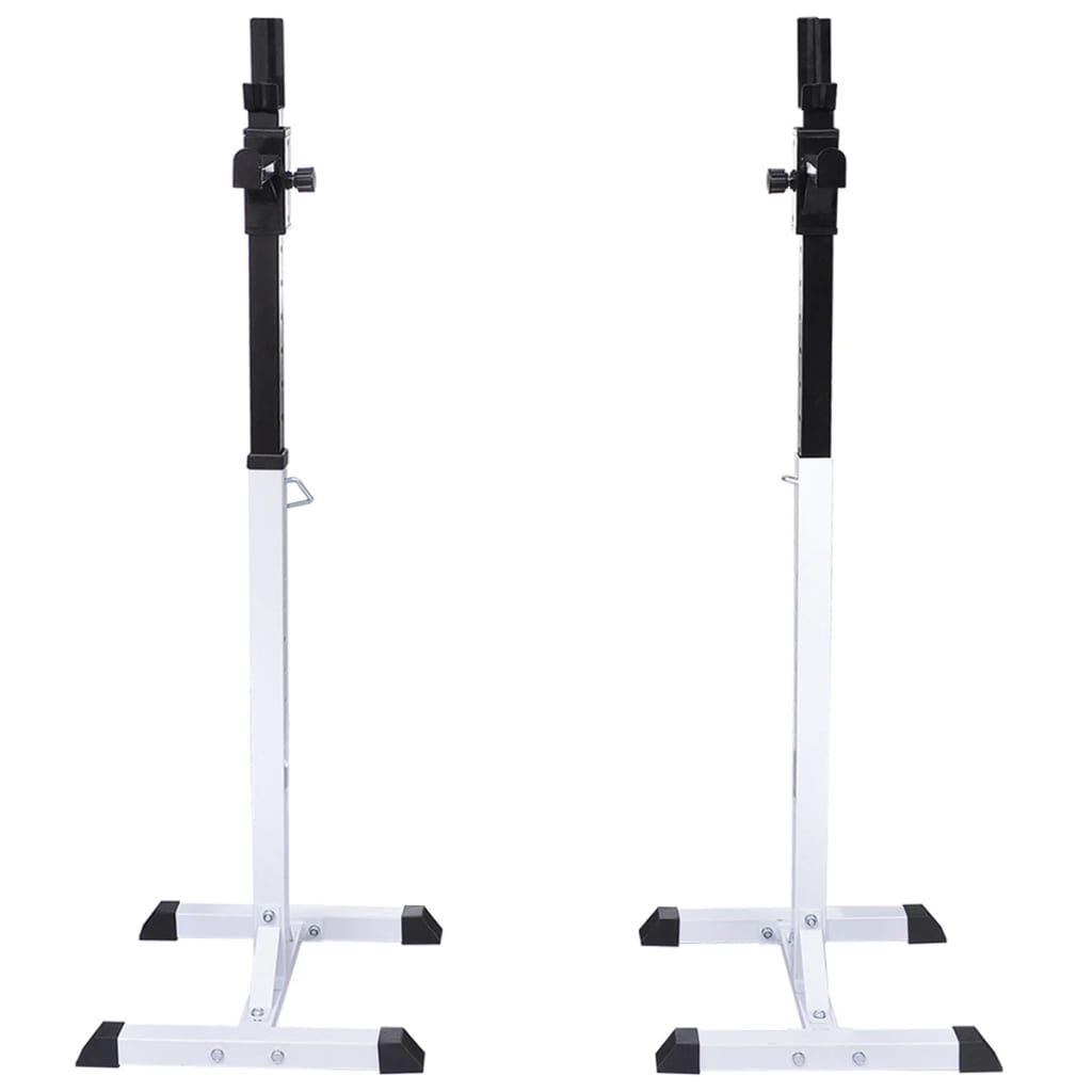 NNEVL Barbell Squat Rack with Barbell and Dumbbell Set 60.5 kg