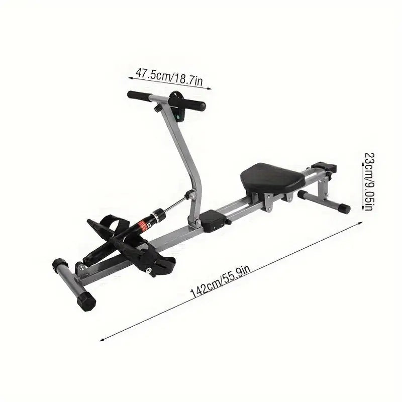 NNETM Single-Station Hydraulic Rowing Machine - Fitness and Strength Training