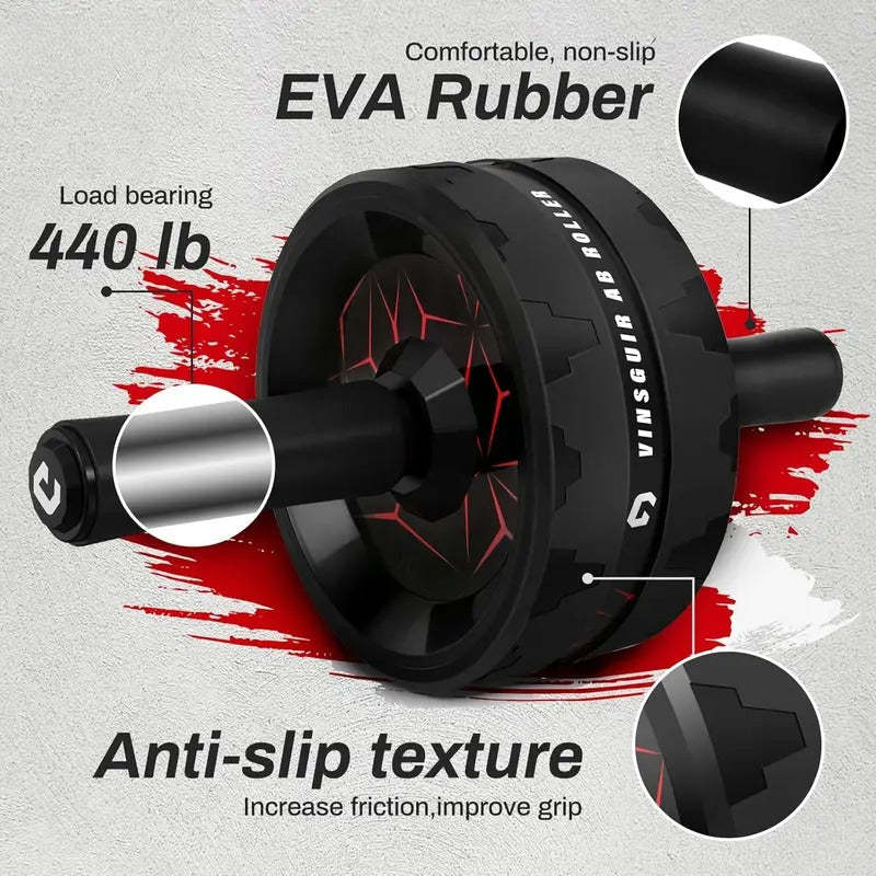 NNETM Core Abdominal Wheel Roller with Knee Pad