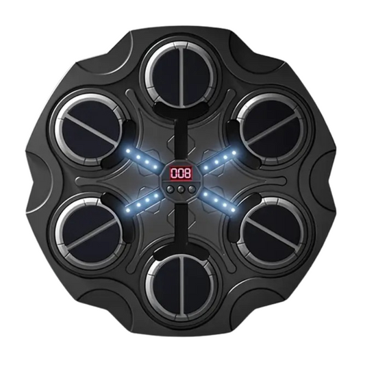 NNETM Wall-Mounted Smart Boxing Game with LED & Gloves